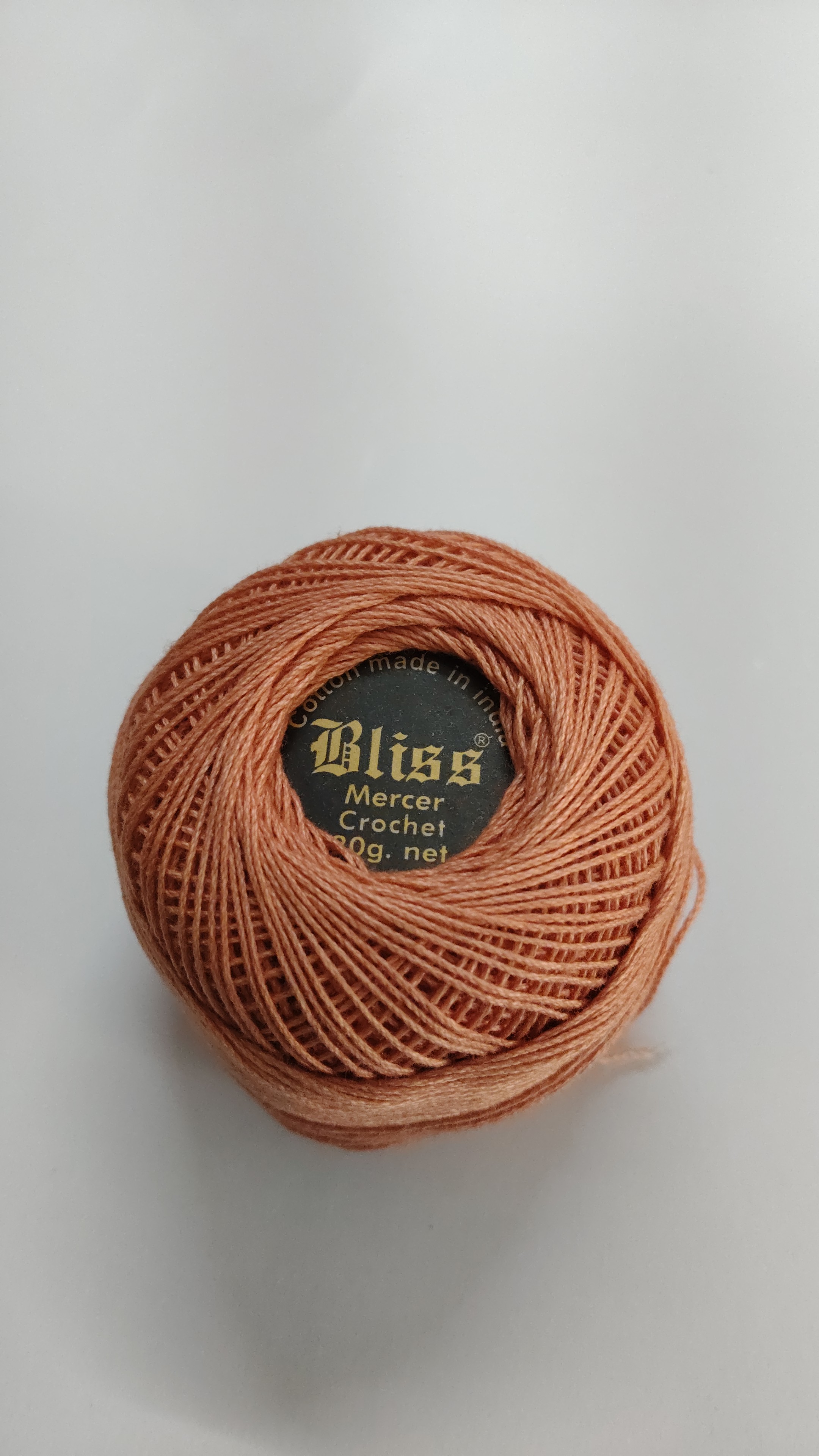 Bliss Mercer Cotton Thread  Light Brown