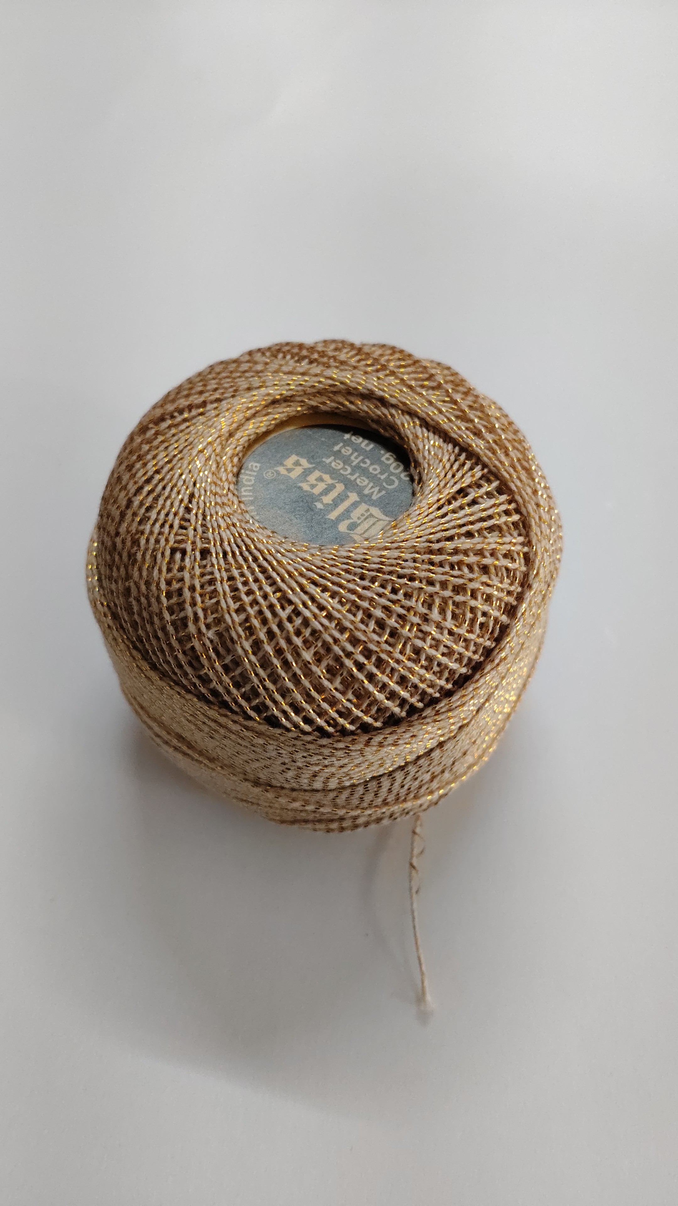 Bliss Mercer Cotton Thread  Golden